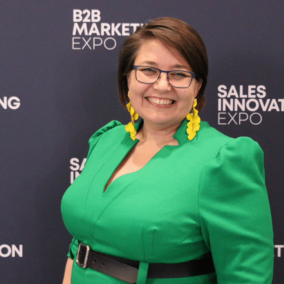 EE speaker B2B Marketing Expo Emma Easton Speaker Talking